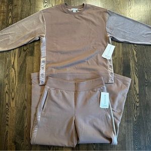 NWT Women’s ATHLETA Retroplush Velvet Sweatshirt & Pants